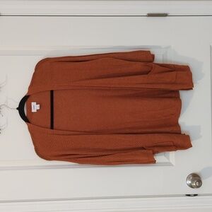 Burnt orange old navy cardigan